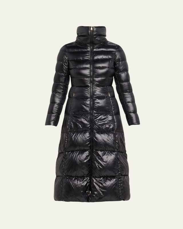 Long Ultra-Light Nylon Parka
